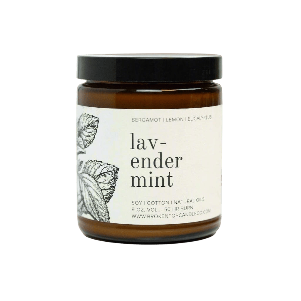 Broken Top Brands Candle 9oz Lavender Mint Soy Candle