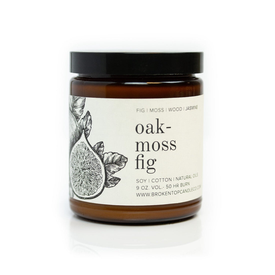 Oakmoss Fig Soy Candle - My American Goods