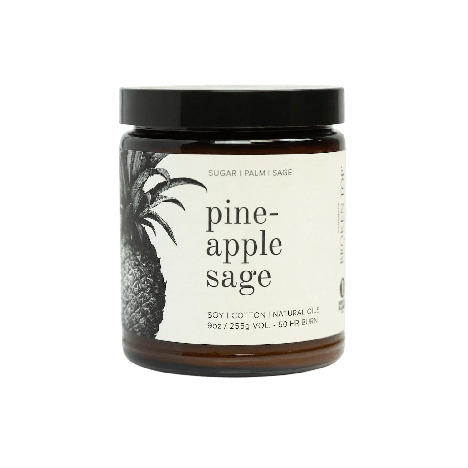 Broken Top Brands Candle 9oz Pineapple Sage Soy Candle