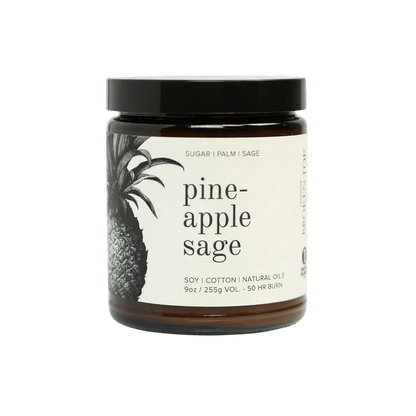 Broken Top Brands Candle 9oz Pineapple Sage Soy Candle