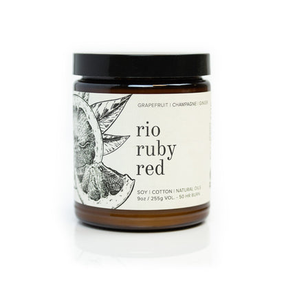 Rio Ruby Red Soy Candle - My American Goods