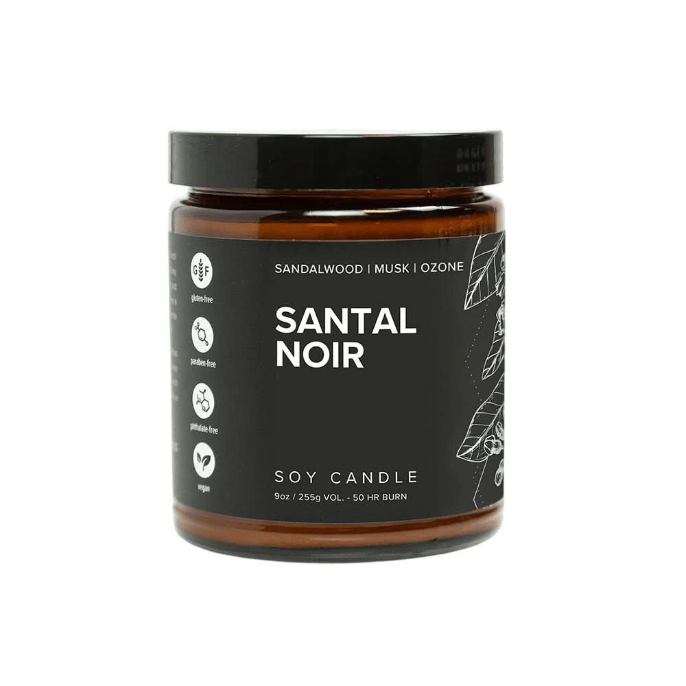 Santal Noir Soy Candle - My American Goods