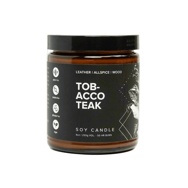 Broken Top Brands Candle 9oz Tobacco Teak Soy Candle