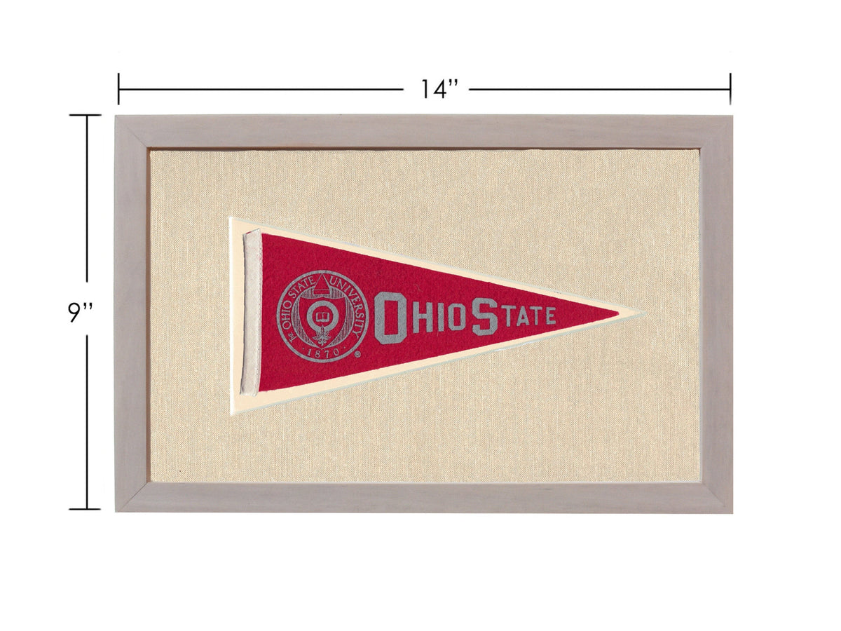 Americana Memories Vintage Pennants and Memorabilia Vintage Ohio State Pennant