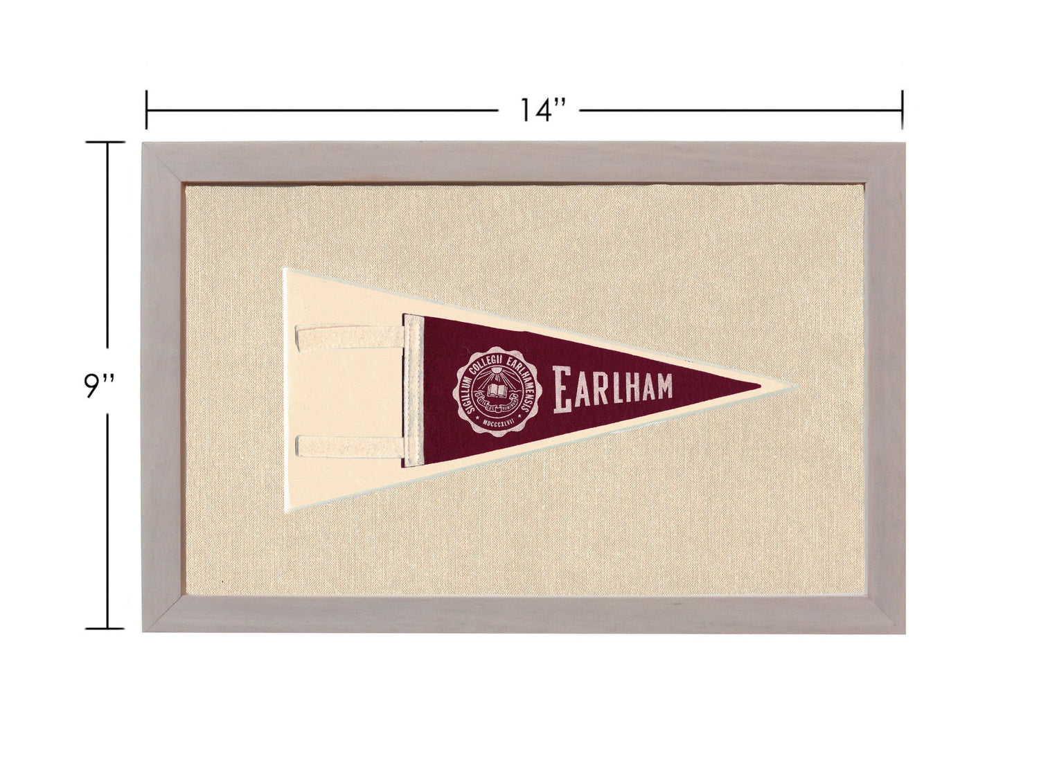 Americana Memories Vintage Pennants and Memorabilia Vintage Earlham College Pennant