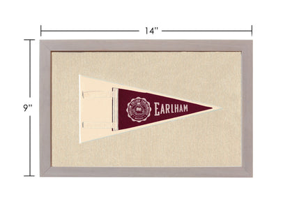 Americana Memories Vintage Pennants and Memorabilia Vintage Earlham College Pennant