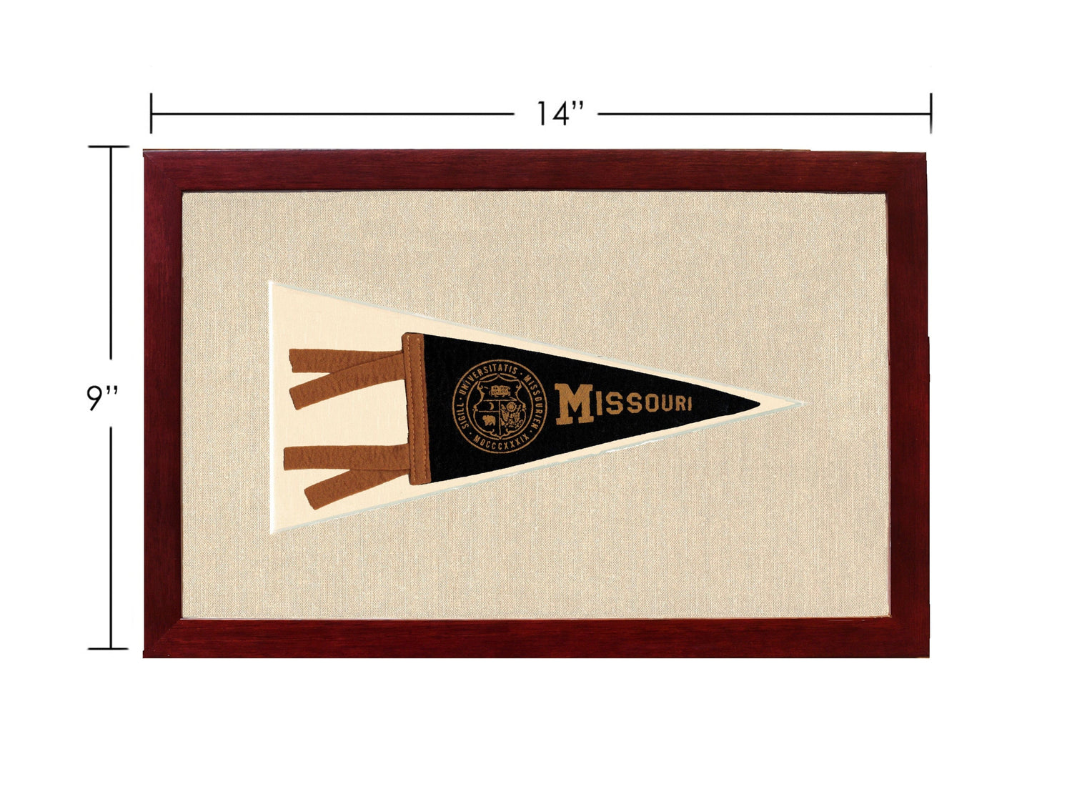 Americana Memories Vintage Pennants and Memorabilia Vintage University of Missouri Pennant