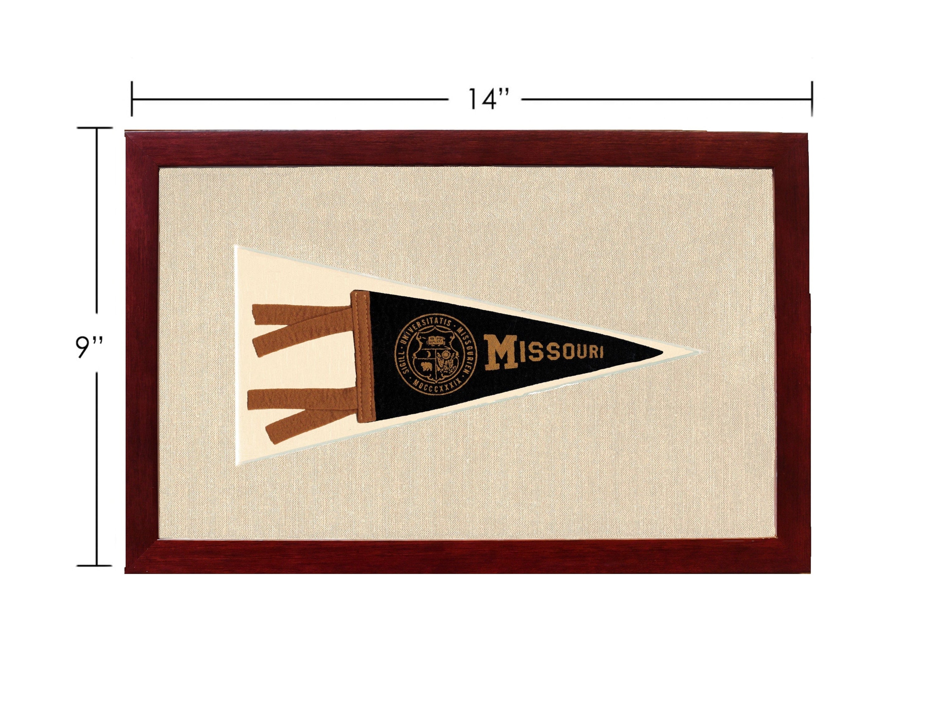 Americana Memories Vintage Pennants and Memorabilia Vintage University of Missouri Pennant