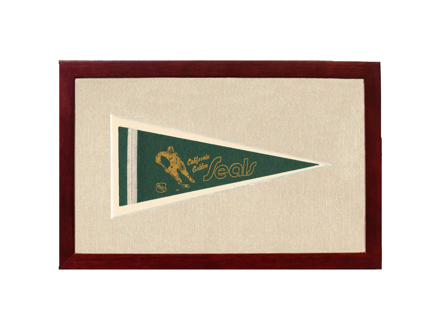 Americana Memories Vintage Pennants and Memorabilia Vintage California Golden Seals Pennant
