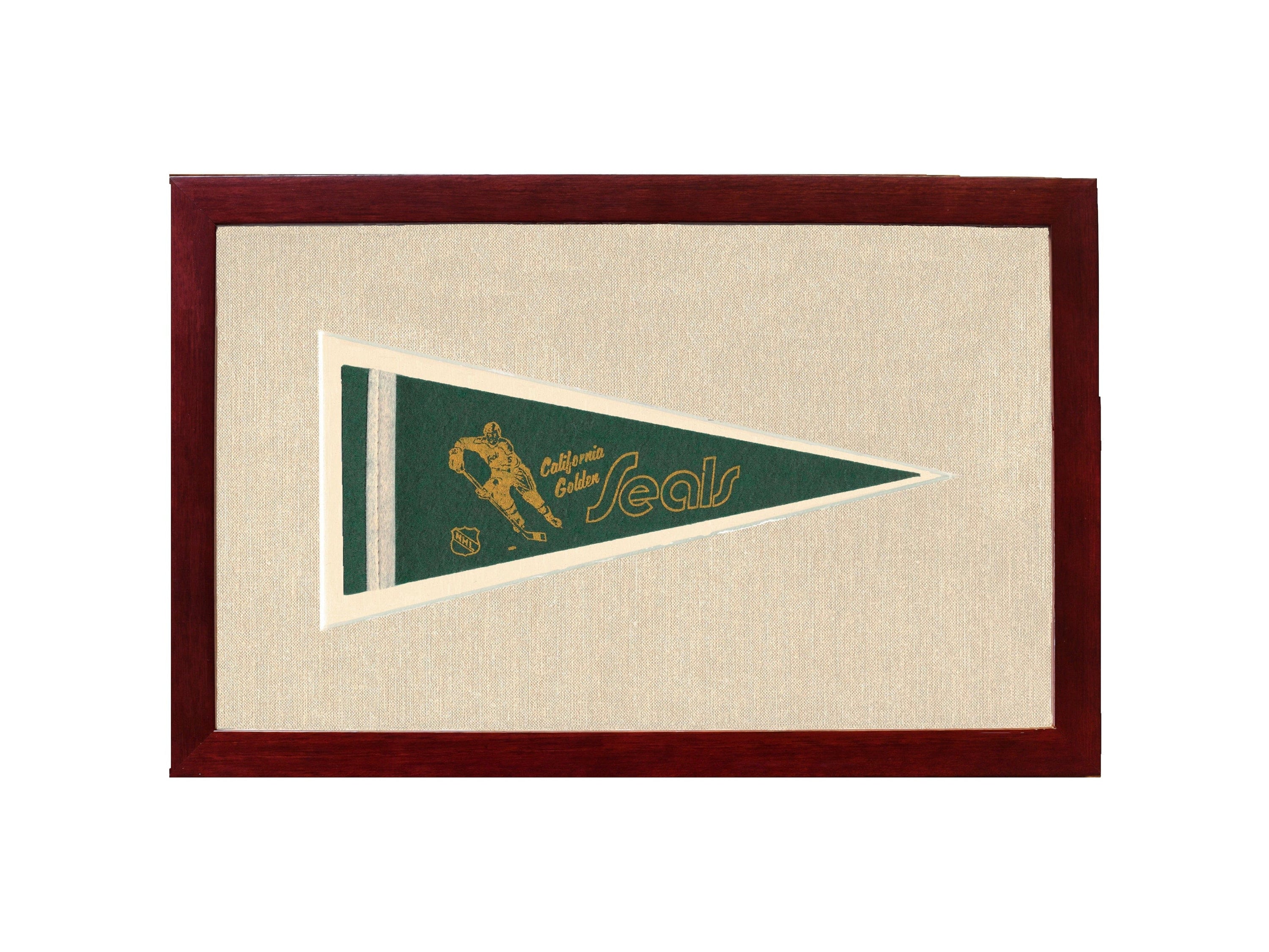 Americana Memories Vintage Pennants and Memorabilia Vintage California Golden Seals Pennant