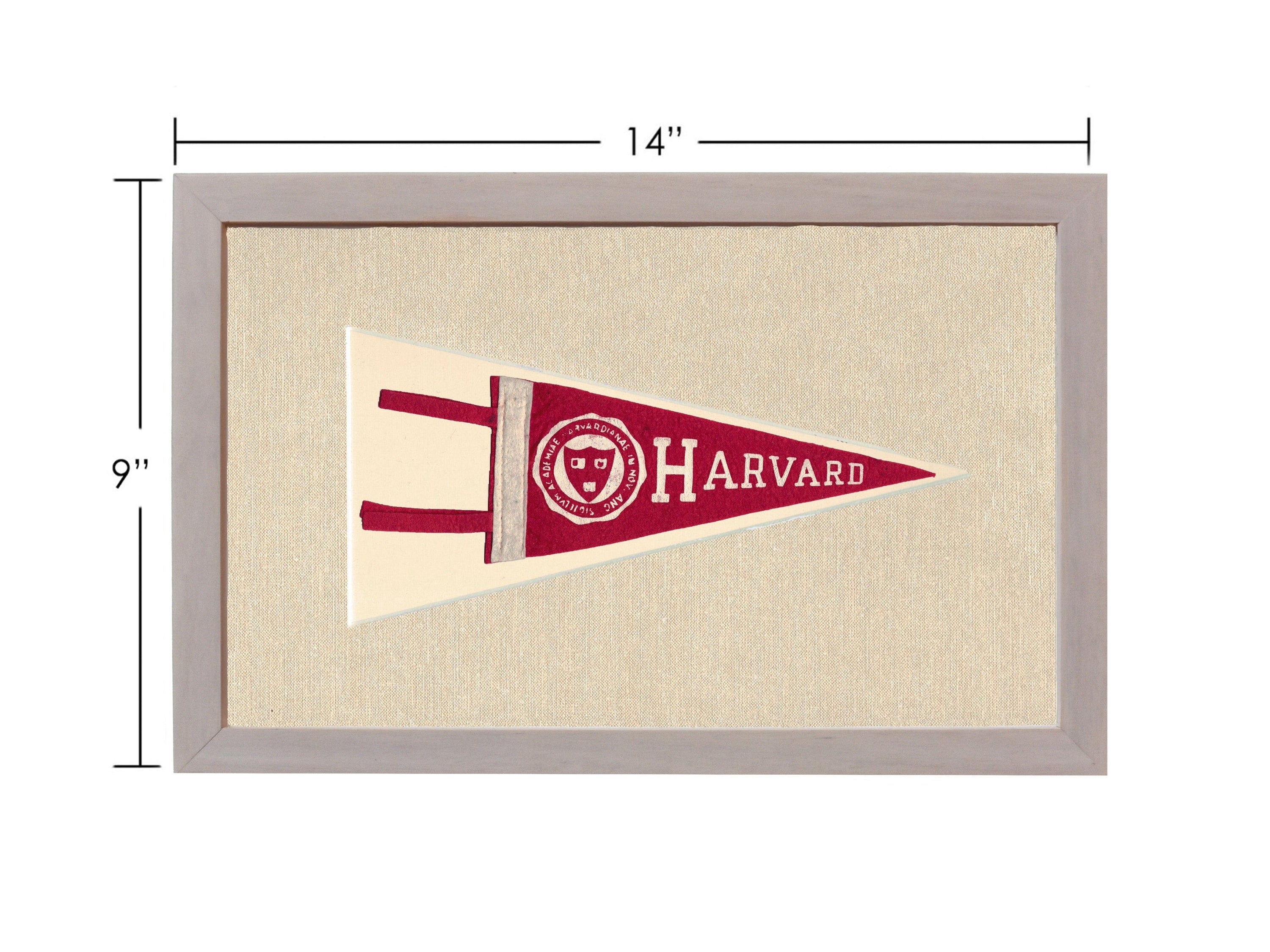 Americana Memories Vintage Pennants and Memorabilia Vintage Harvard Pennant