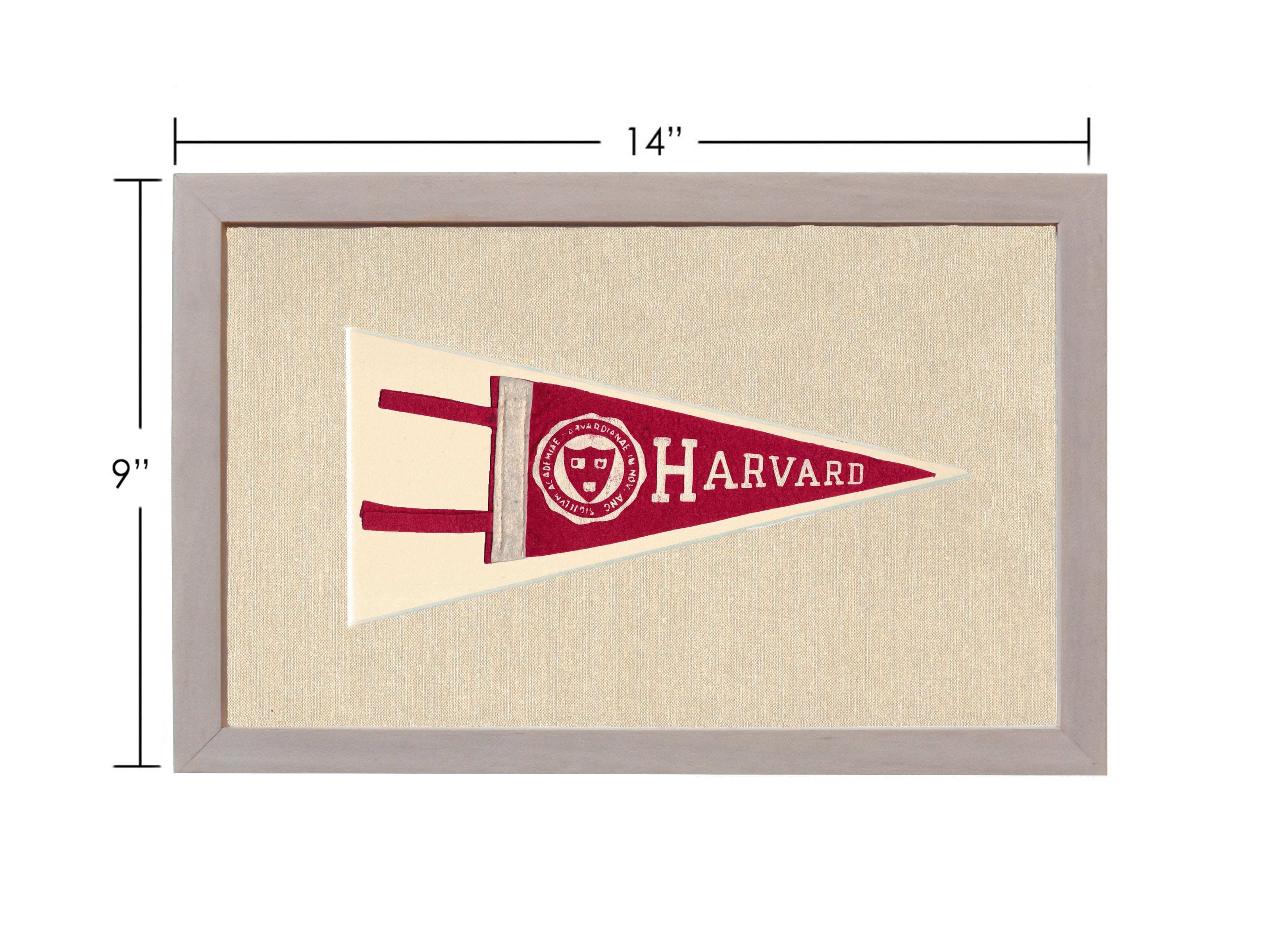 Vintage Harvard Pennant