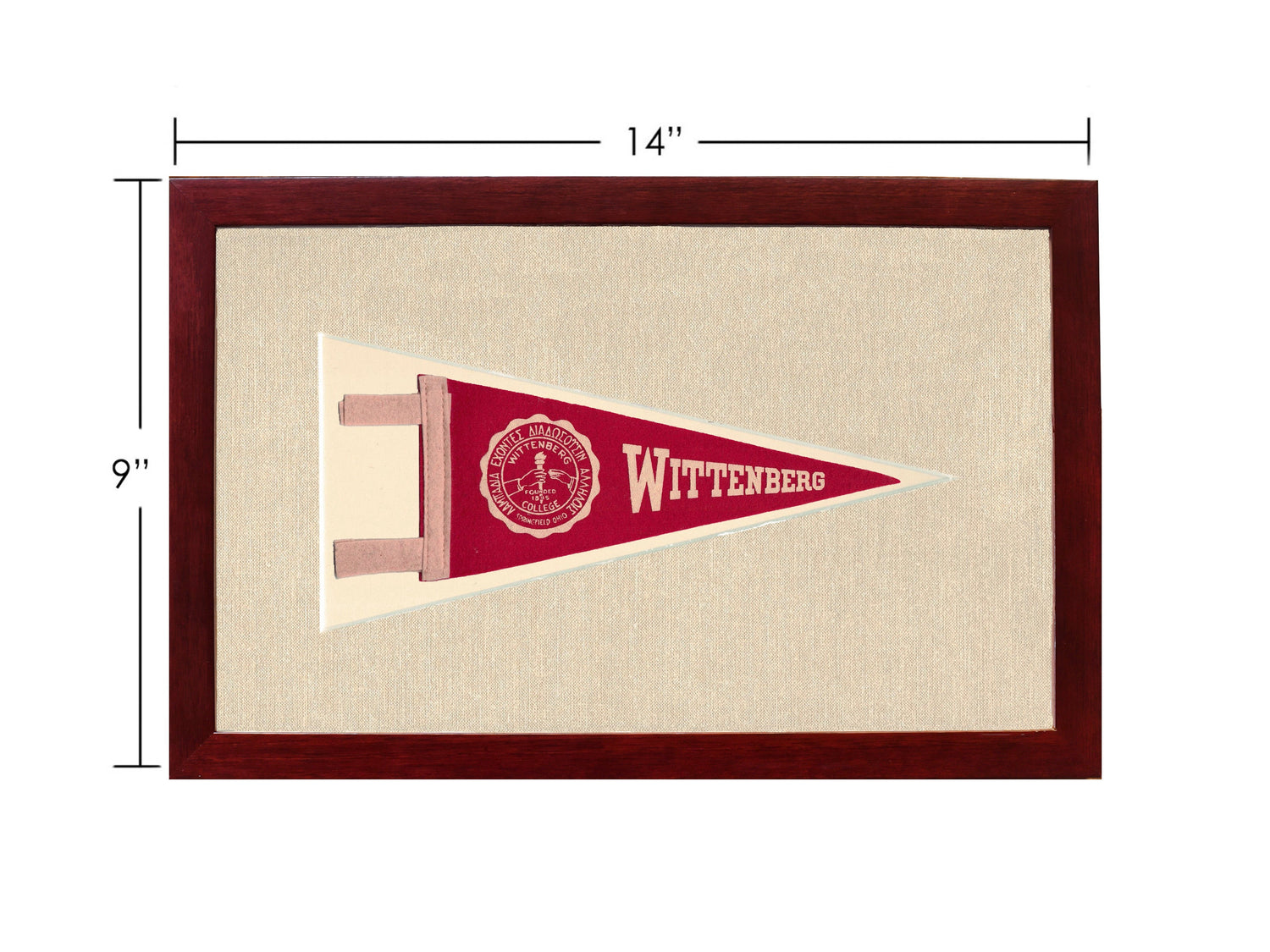 Vintage Wittenberg College Pennant