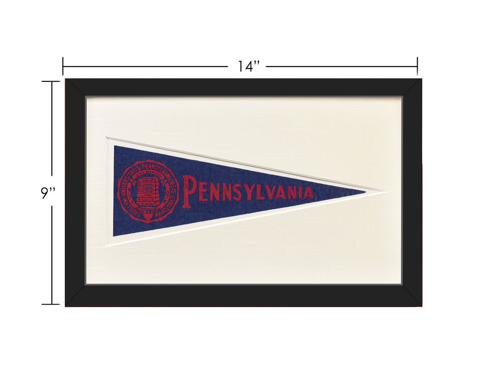 Vintage University of Pennsylvania Hormel Pennant