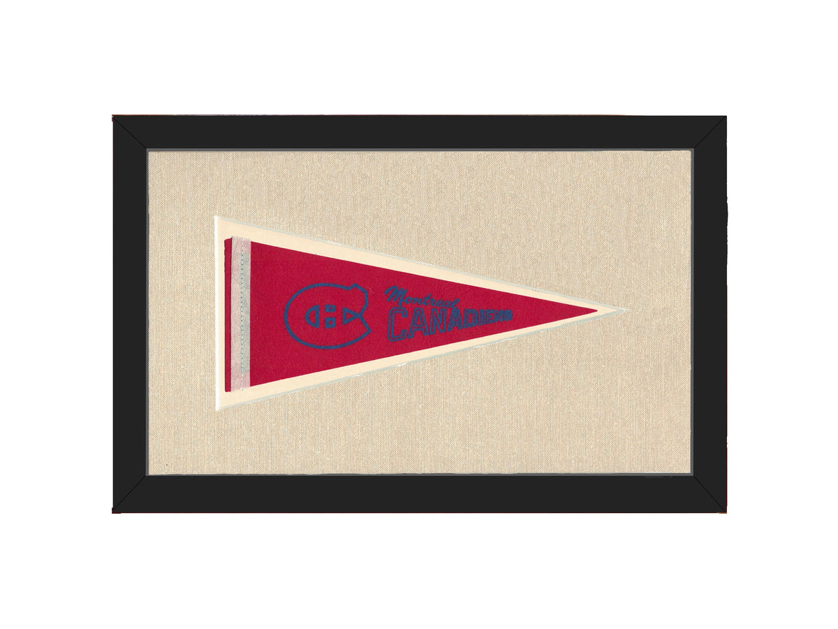 Americana Memories Vintage Pennants and Memorabilia Vintage Montreal Canadiens Pennant