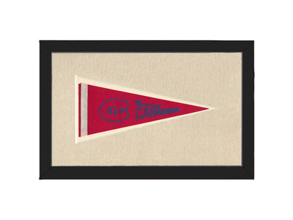 Americana Memories Vintage Pennants and Memorabilia Vintage Montreal Canadiens Pennant