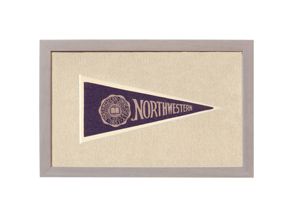 Vintage Northwestern University Pennant