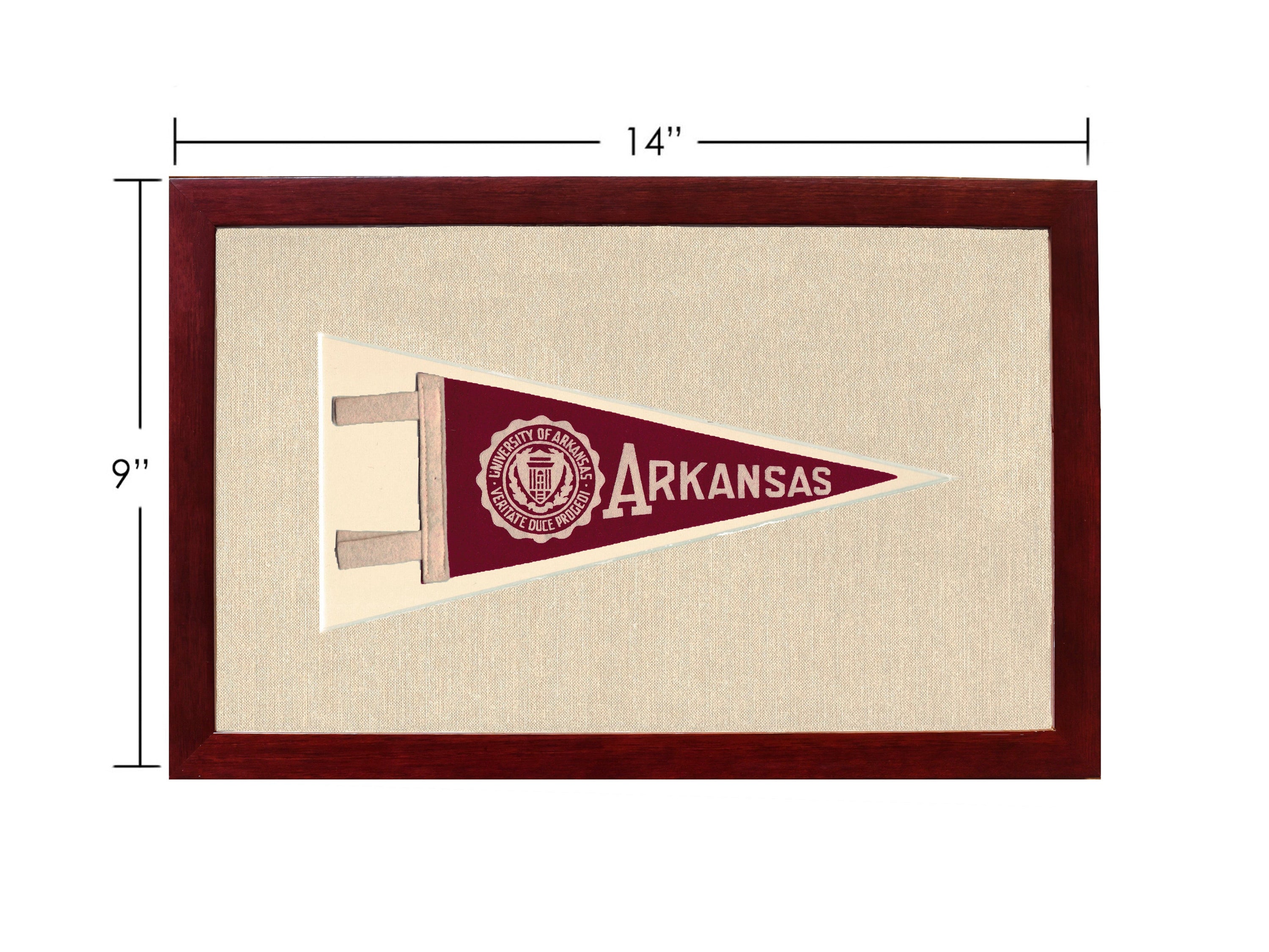 Vintage University of Arkansas Pennant