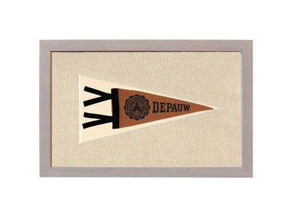 Vintage Depauw University Pennant