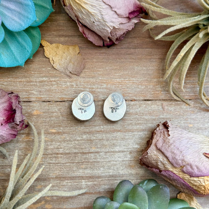 Lapis Lazuli Stud Earrings by Shay Pfeiffer