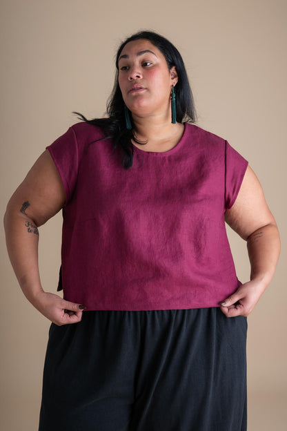 Painter Top in Orchid