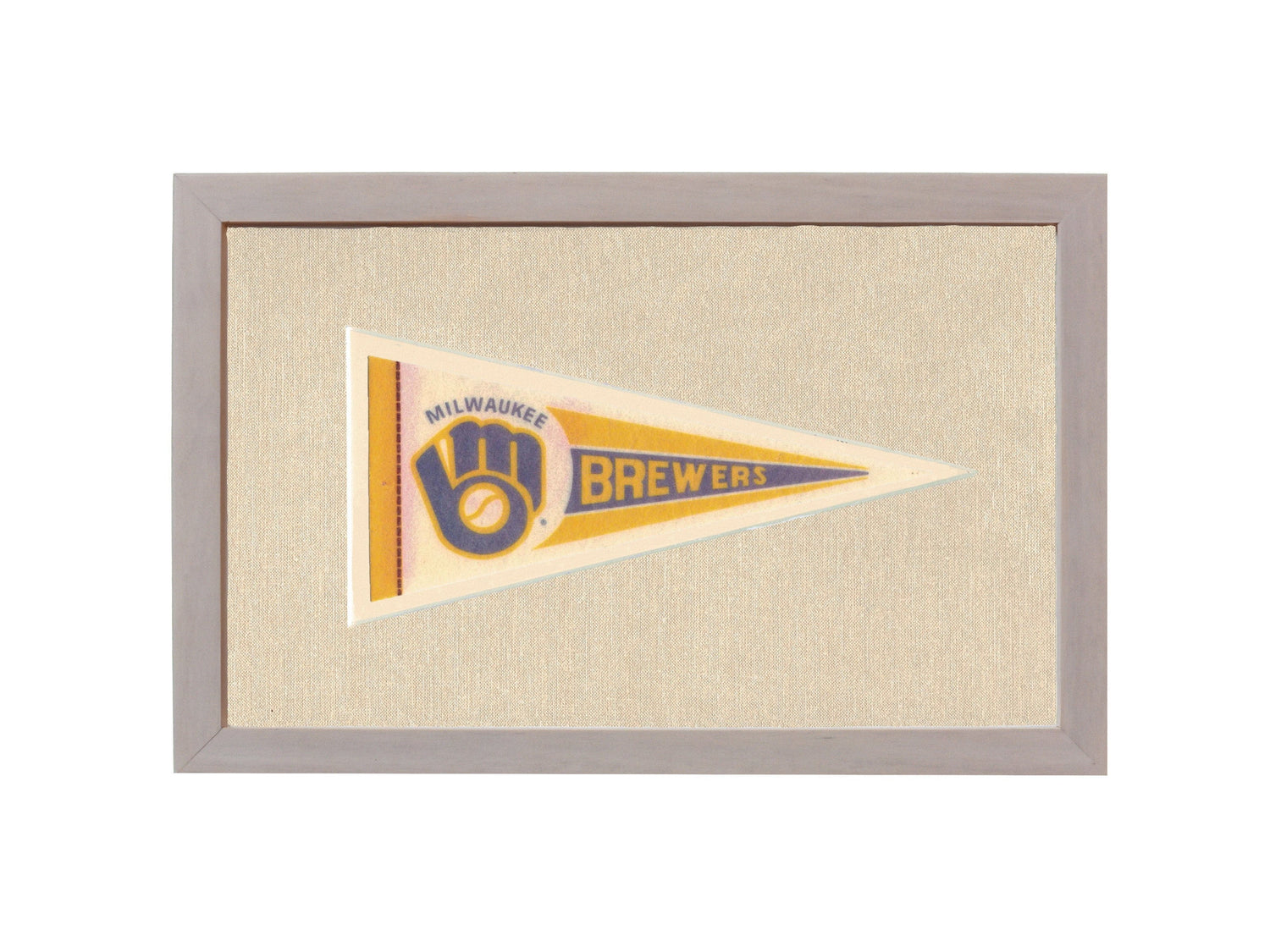 Americana Memories Vintage Pennants and Memorabilia Vintage Milwaukee Brewery Pennant