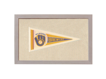 Americana Memories Vintage Pennants and Memorabilia Vintage Milwaukee Brewery Pennant