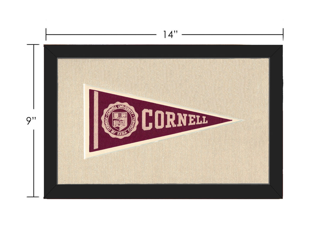 Americana Memories Vintage Pennants and Memorabilia Vintage Cornell University Pennant