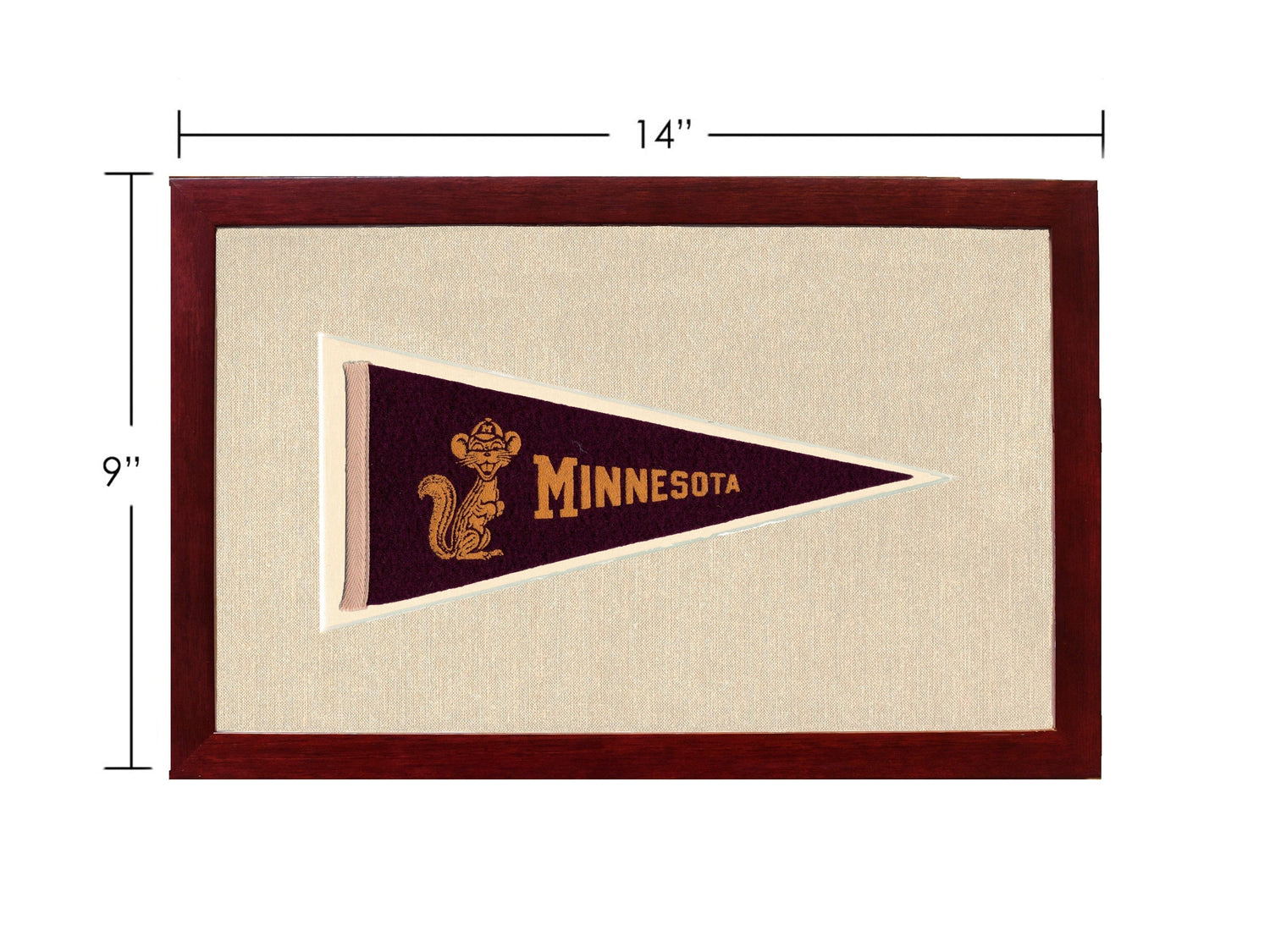 Americana Memories Vintage Pennants and Memorabilia Vintage Minnesota Pennant