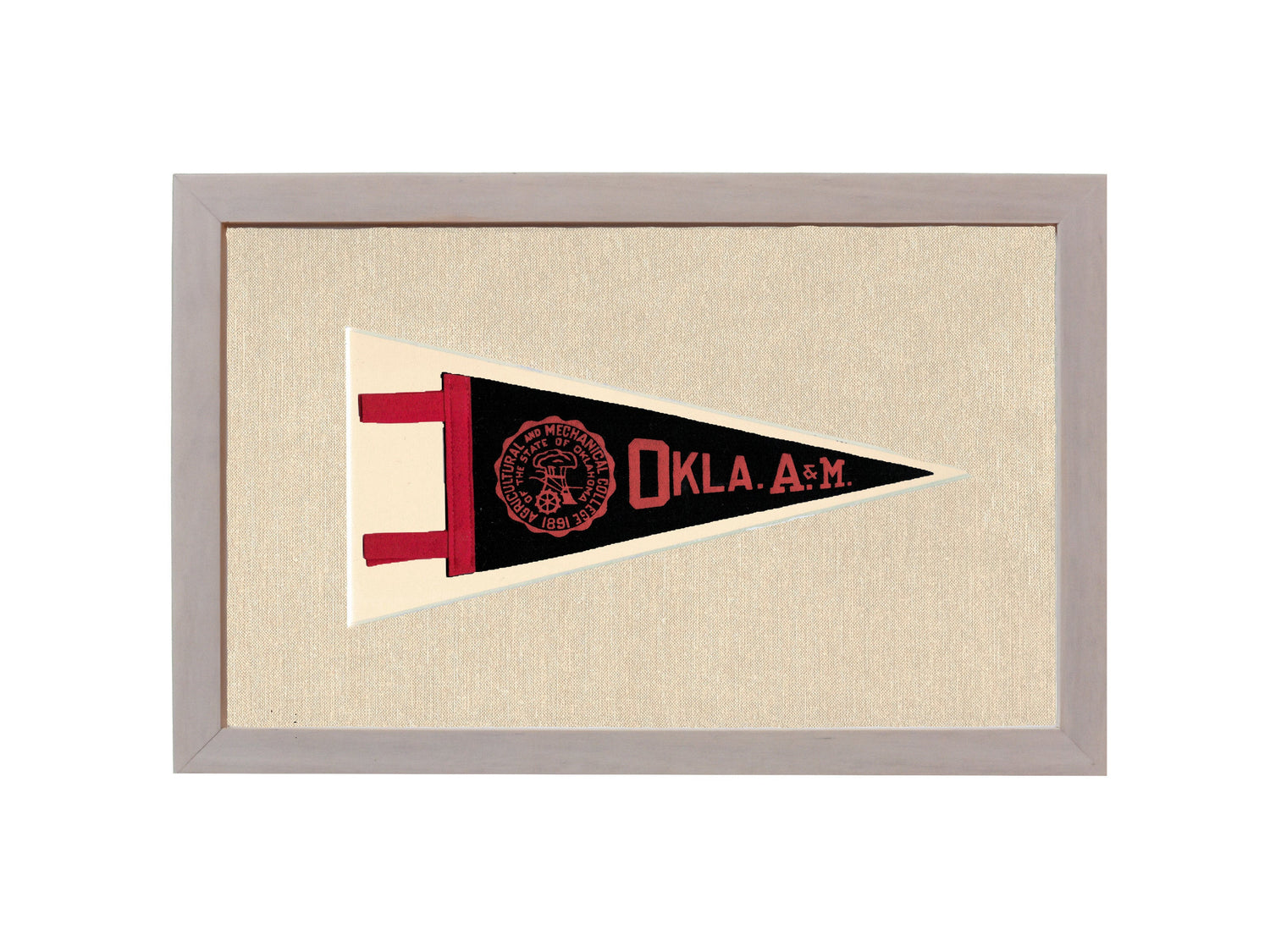 Vintage Oklahoma A&amp;M Pennant