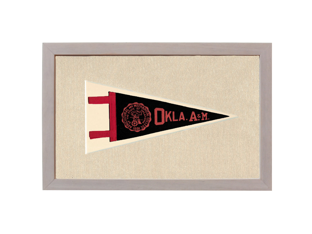 Vintage Oklahoma A&amp;M Pennant