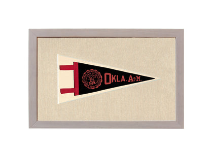 Vintage Oklahoma A&amp;M Pennant