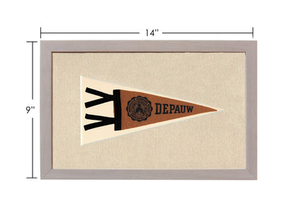 Vintage Depauw University Pennant