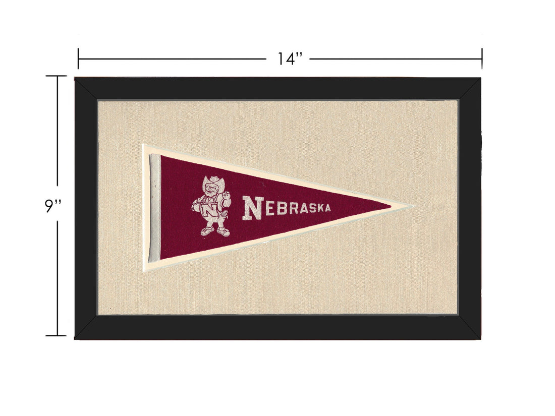 Americana Memories Vintage Pennants and Memorabilia Vintage University of Nebraska Pennant