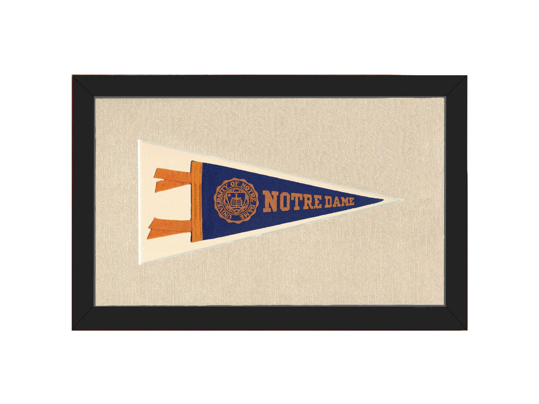 Vintage Notre Dame Pennant