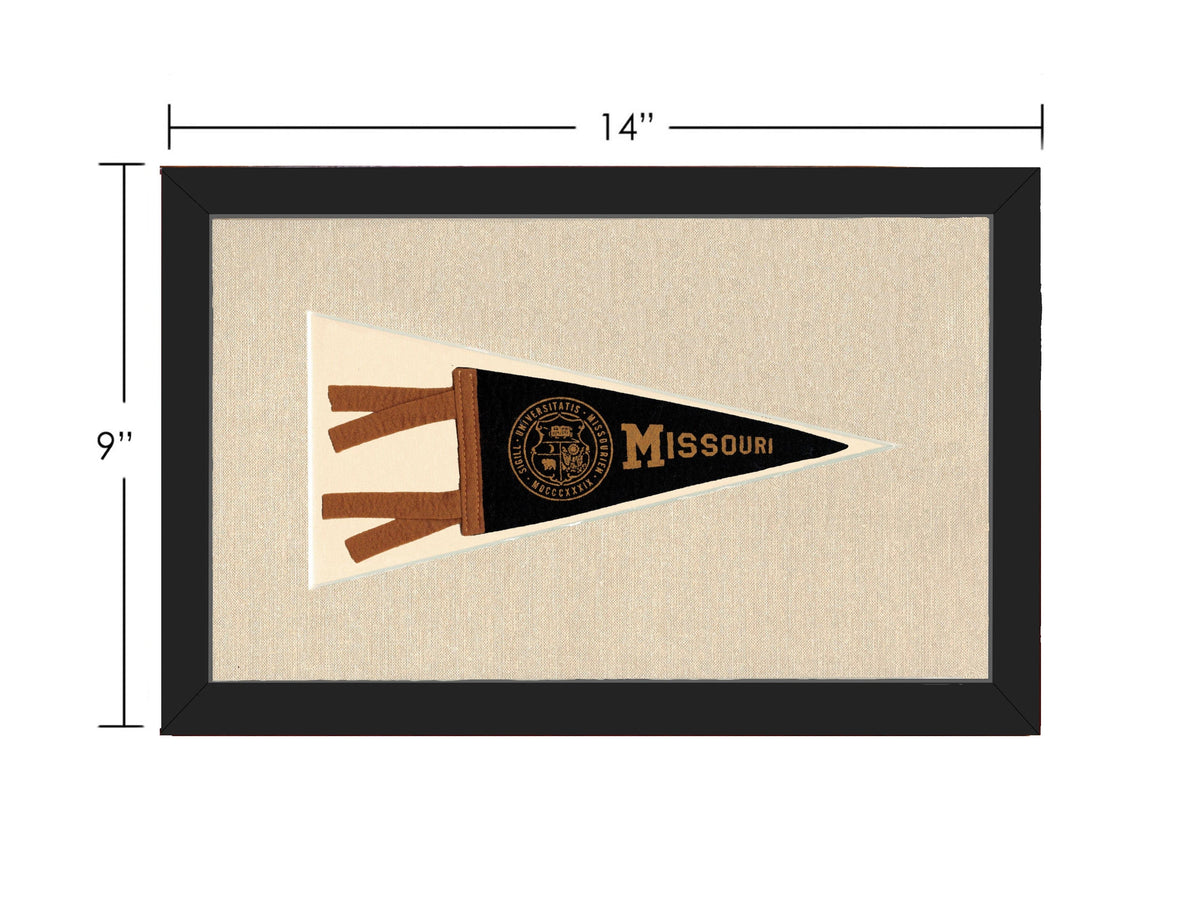 Americana Memories Vintage Pennants and Memorabilia Vintage University of Missouri Pennant