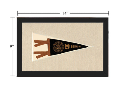 Americana Memories Vintage Pennants and Memorabilia Vintage University of Missouri Pennant