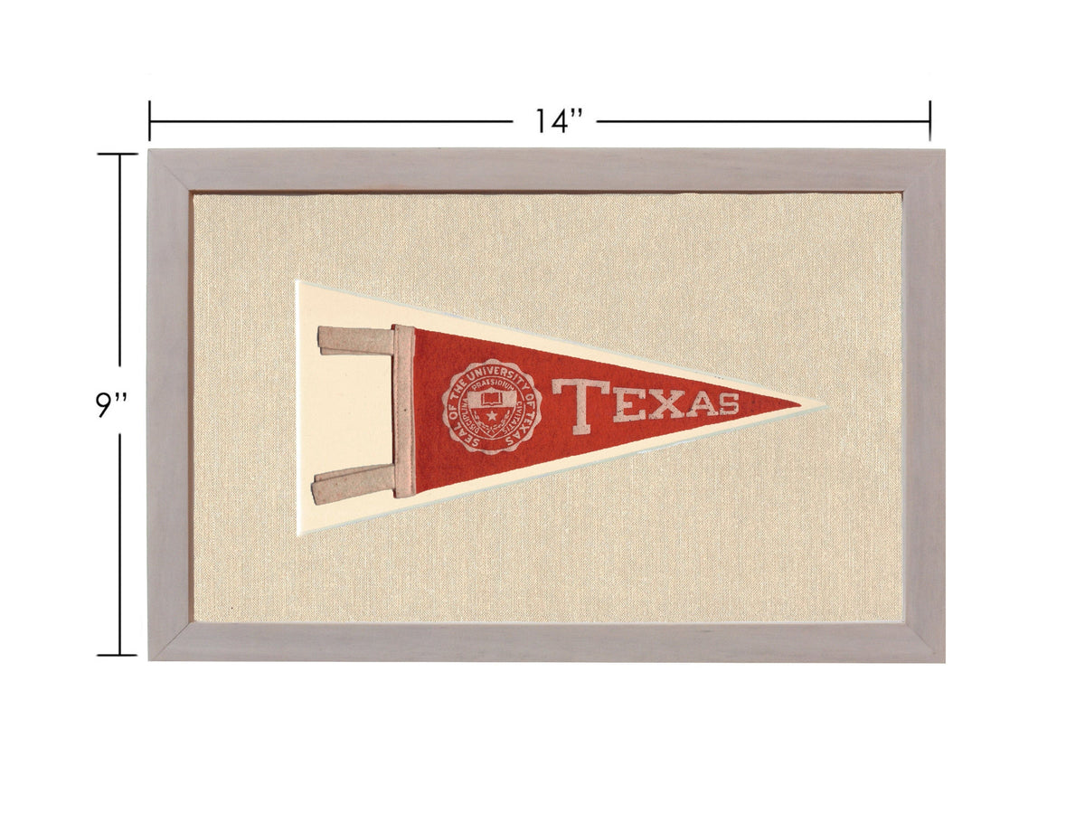 Americana Memories Vintage Pennants and Memorabilia Vintage University of Texas Pennant