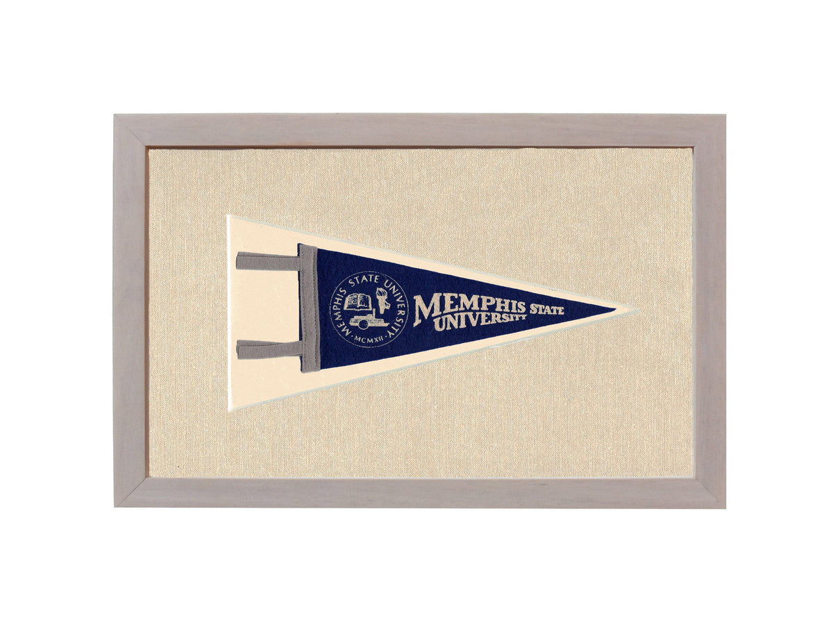 Americana Memories Vintage Pennants and Memorabilia Vintage Memphis State University Pennant