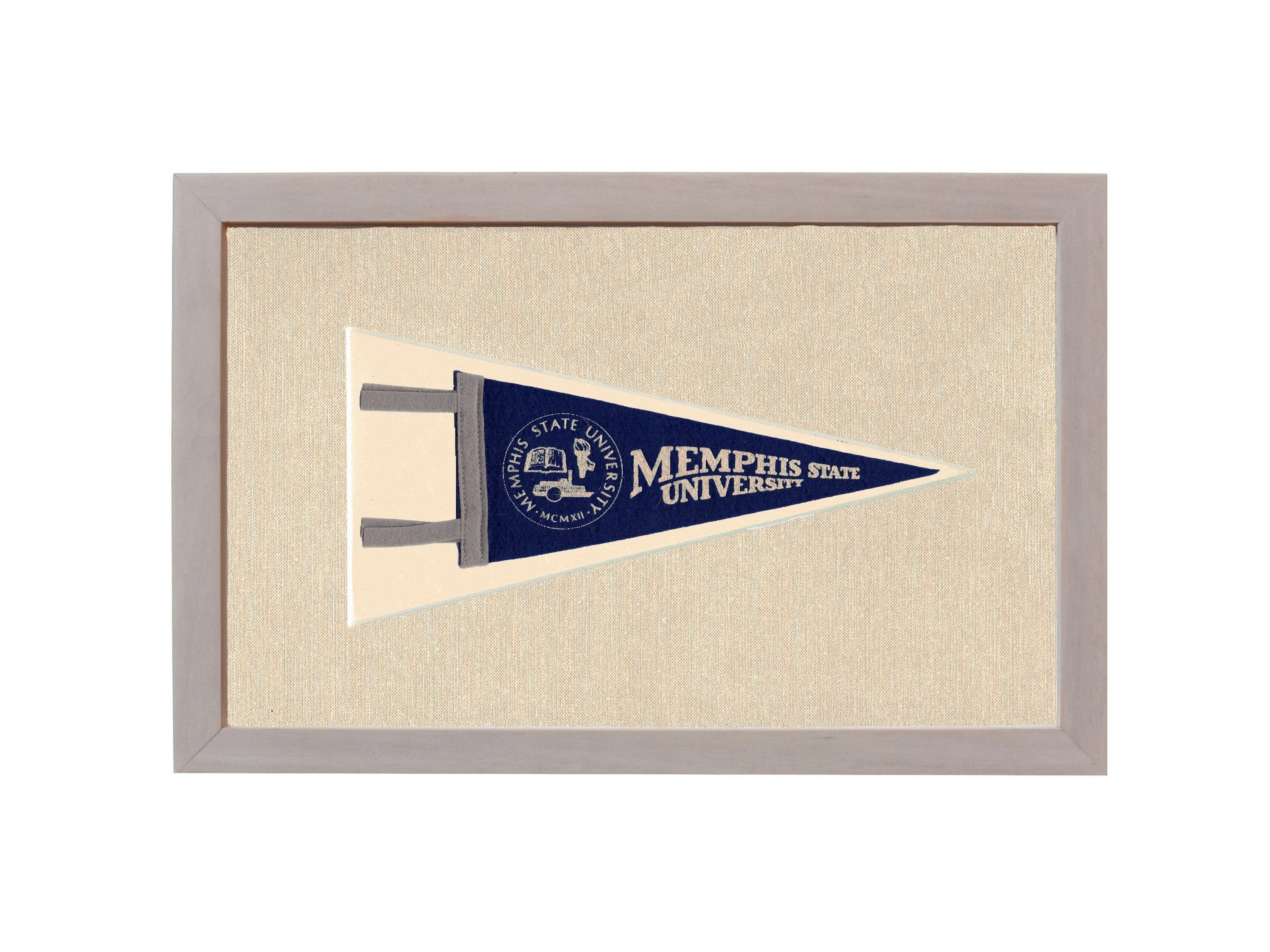 Americana Memories Vintage Pennants and Memorabilia Vintage Memphis State University Pennant