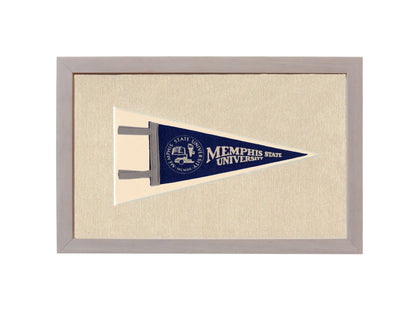 Americana Memories Vintage Pennants and Memorabilia Vintage Memphis State University Pennant