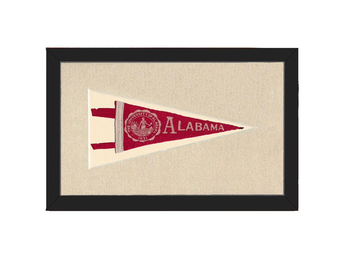 Americana Memories Vintage Pennants and Memorabilia Vintage University of Alabama Pennant