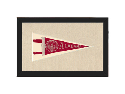Americana Memories Vintage Pennants and Memorabilia Vintage University of Alabama Pennant