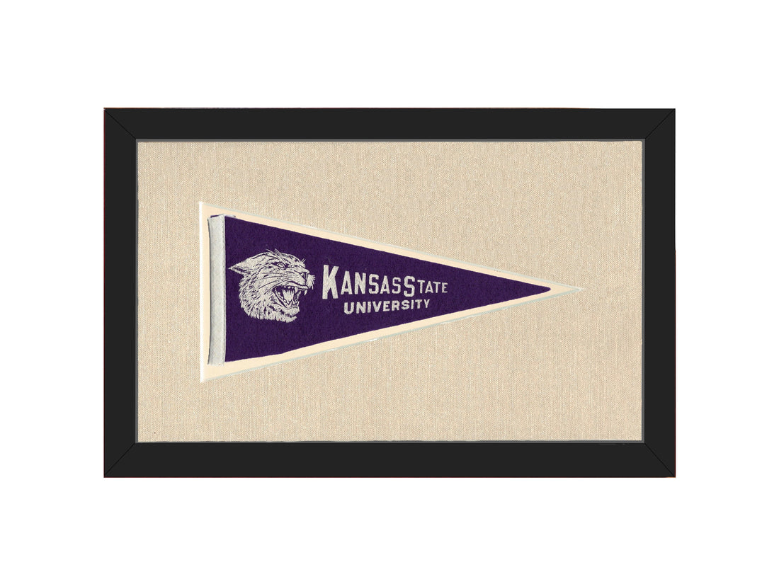 Vintage Kansas State University Pennant