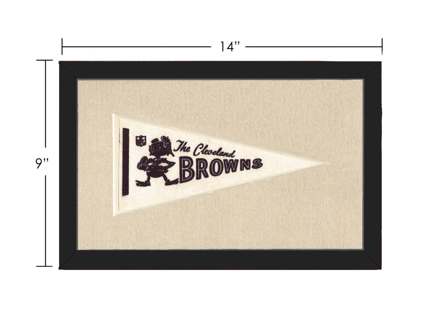 Americana Memories Vintage Pennants and Memorabilia Vintage Cleveland Browns Pennant