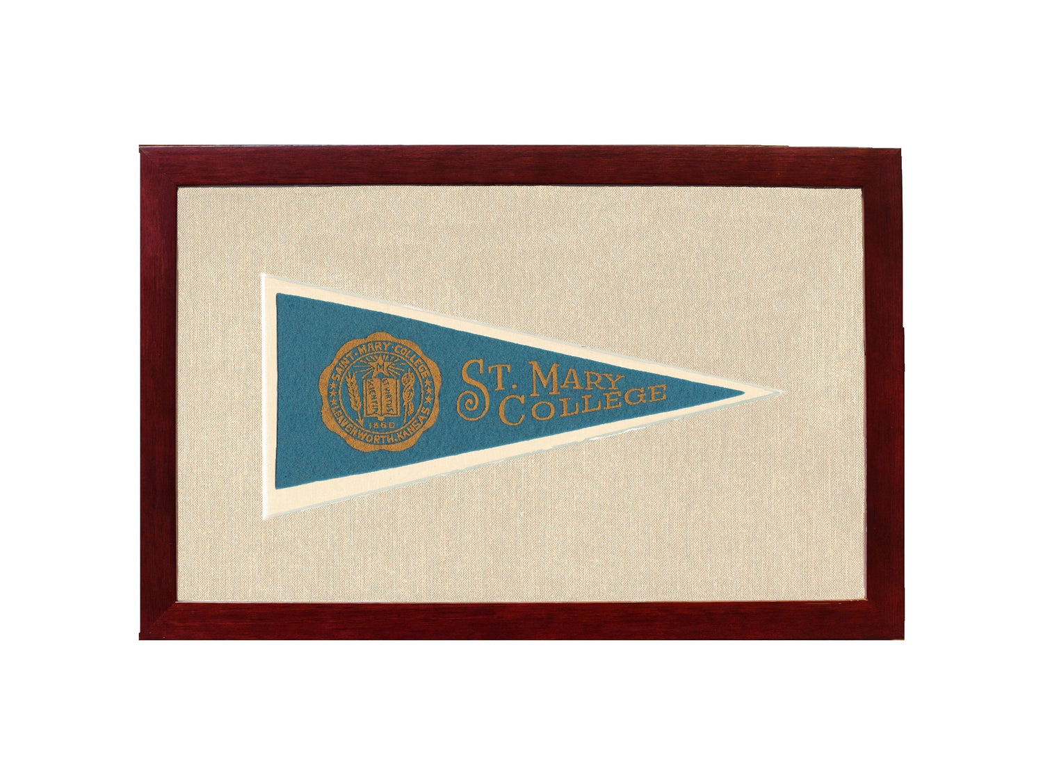 Americana Memories Vintage Pennants and Memorabilia Vintage St Mary College Pennant