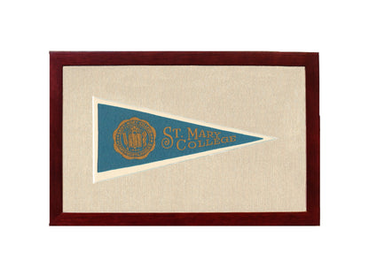 Americana Memories Vintage Pennants and Memorabilia Vintage St Mary College Pennant