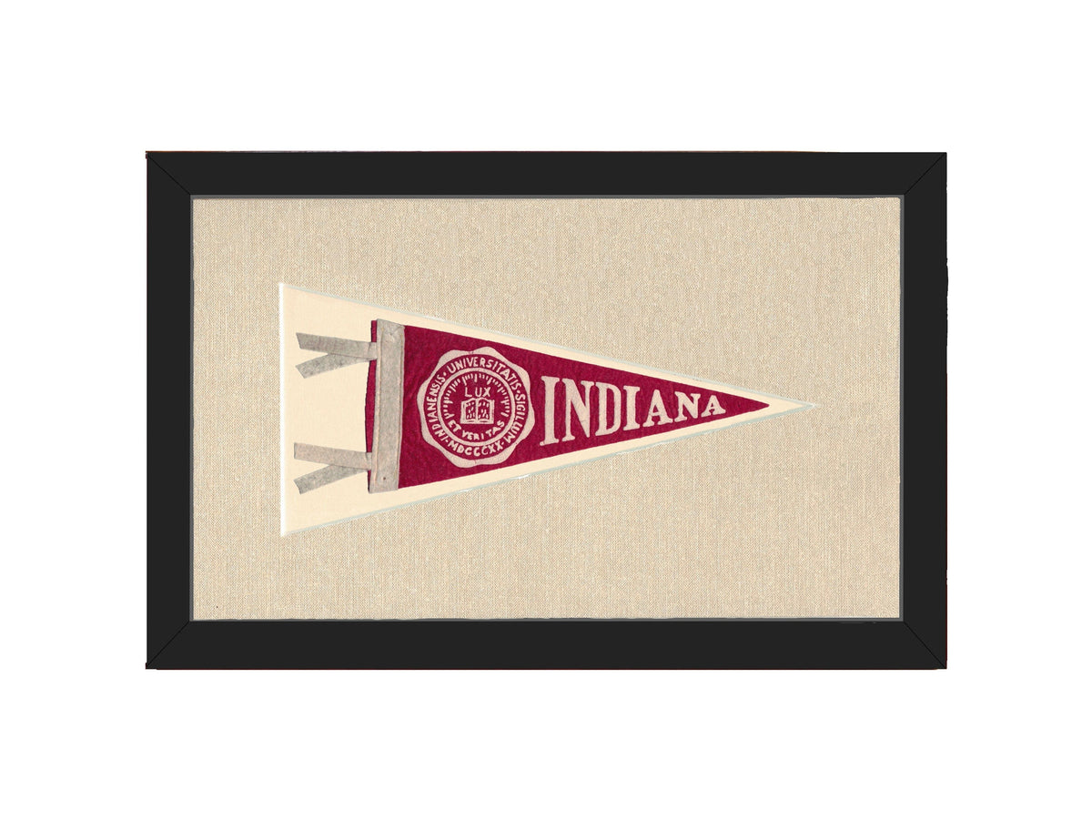 Americana Memories Vintage Pennants and Memorabilia Vintage University of Indiana Pennant