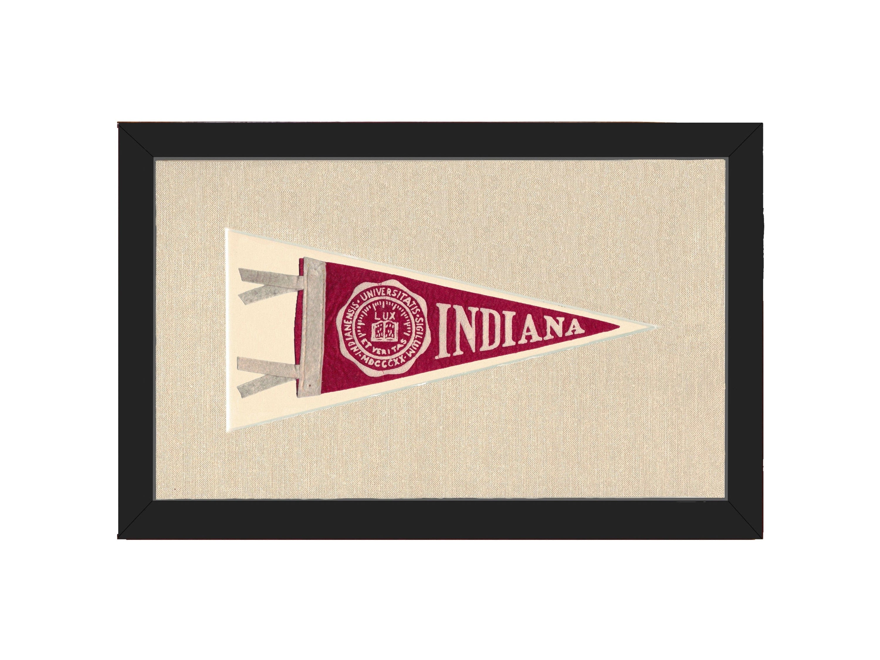 Americana Memories Vintage Pennants and Memorabilia Vintage University of Indiana Pennant