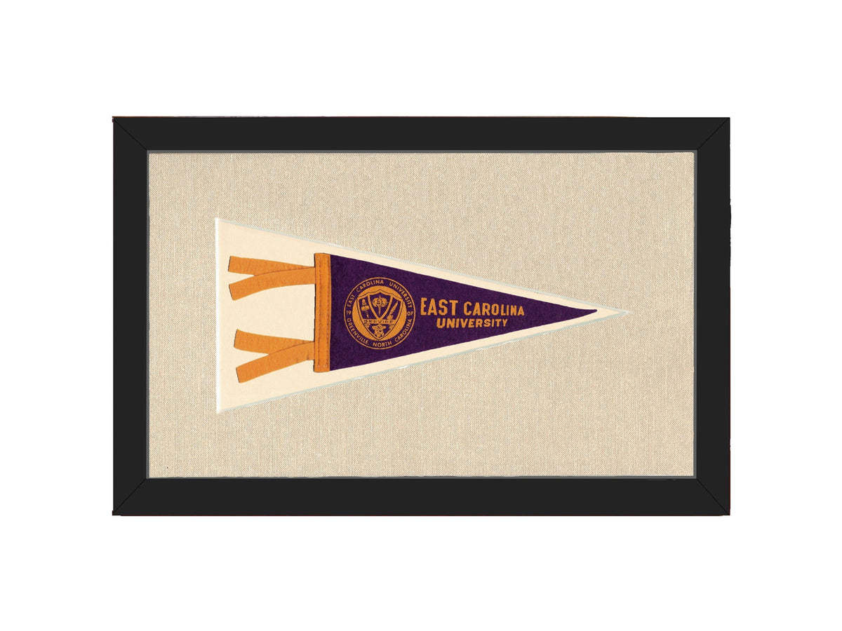Americana Memories Vintage Pennants and Memorabilia Vintage East Carolina University Pennant